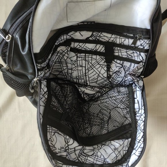 State Backpack Lenox Coated Canvas Black - Picture 6 of 12